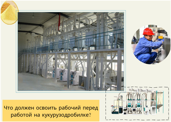 обучение работников кукурузодробилки