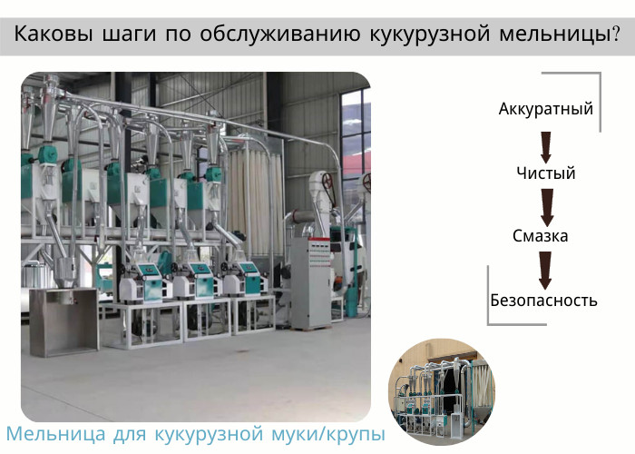 Шаги по обслуживанию кукурузной мельницы