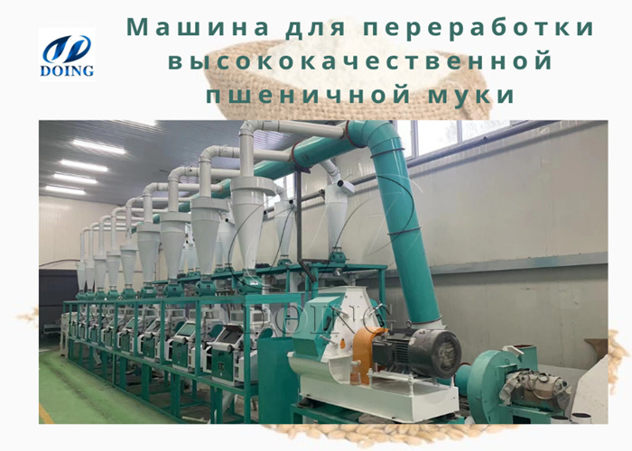 Выберите машину для переработки высококачественной пшеничной мукиg